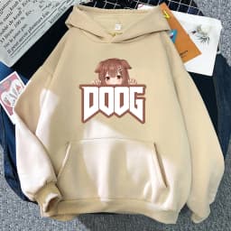 English VTuber Inugami Korone Hoodie Women Anime Kawaii Hoodies Unisex Autumn Winter Harajuku Hooded Sweatshirts Bluzy