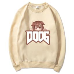 English VTuber Inugami Korone Hoodie Women Anime Kawaii Hoodies Unisex Autumn Winter Harajuku Hooded Sweatshirts Bluzy