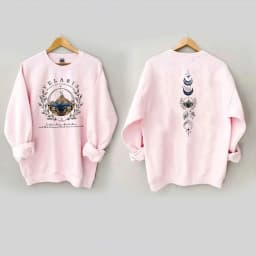 Velaris ACOTAR Sweatshirt Velaris City of Starlight Front and Back Print SJM Hoodie Night Court Sarah J Mass Crewneck Sweatshirt