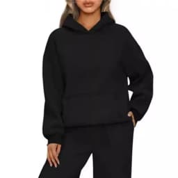 2026 autumn winter Solid Color women sweatshirt Fashion Clothing Casual sport Hoodies sweatshirt long sleeve tops Women Hoodies