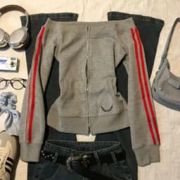 American Vintage Striped Sweatshirt Top Autumn New Slim Fit Coat Women Y2k Fashion Casual All-match Jackets Harajuku Hoodies