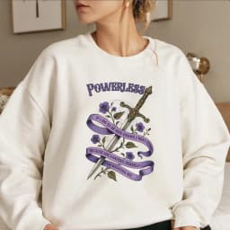 Vicious Little Thing Powerless Sweatshirt Bookish Sweater Romantasy Bookish Hoodie Romantasy Pullover Unisex Book Sweatshirts
