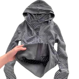Korean Lazy Style Hooded Cardigan Fashion Vintage Gray White Striped Sweatshirts Spring Autumn Slim Fit Coat Women