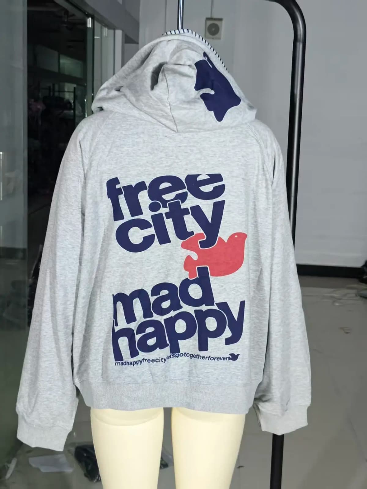Hot Sell Y2K Letter Printed Hoodies American Zipper Hoodie Sweatshirt Women Casual Loose Harajuku Street Color Retro Simple Coat