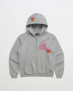 Hot Sell Y2K Letter Printed Hoodies American Zipper Hoodie Sweatshirt Women Casual Loose Harajuku Street Color Retro Simple Coat