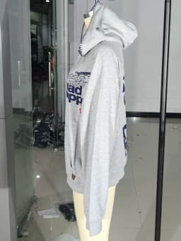 Hot Sell Y2K Letter Printed Hoodies American Zipper Hoodie Sweatshirt Women Casual Loose Harajuku Street Color Retro Simple Coat