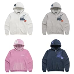 American Retro Street Letter Printed Hoodies Zipper Hoodie Sweatshirt Women Casual Loose Color Y2K Harajuku Simple Coat