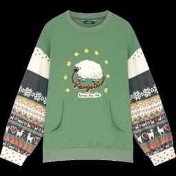 ELFSACK 2025 Autumn New Arrivals Casual Soft Vintage Splicing Design Crew Neck Sweatshirt For Woman