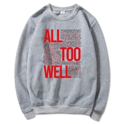 Vintage All Too Well Sweatshirt Eras Tour Mindnight Hoodie Lover Inspired Karma Sweater Music Crewneck Sweatshirts Gift for Fans