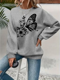 Paris Women's Autumn Winter Fashion Casual Sports Loose Los Angeles Print Fleece Warm Long Sleeved Pocket Hooded Sweatshirt