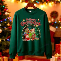 Tis The Season To Be Jolly Muppet Show Christmas Carol Sweatshirt Funny Retro Christmas Gift Family Christmas Roupas Feminina