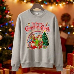 Tis The Season To Be Jolly Muppet Show Christmas Carol Sweatshirt Funny Retro Christmas Gift Family Christmas Roupas Feminina