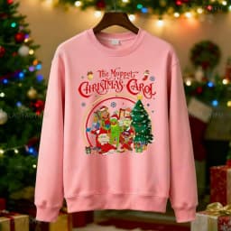 Tis The Season To Be Jolly Muppet Show Christmas Carol Sweatshirt Funny Retro Christmas Gift Family Christmas Roupas Feminina