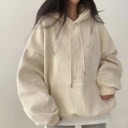 Woman 2025 Autumn and Winter Street Loose Embroidery Casual Hoodies New Plush Hooded Sweatshirt Women Sweatshirts