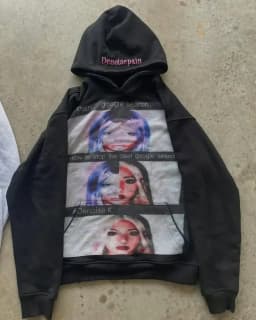 Vintage Y2k Anime Cool Design Hoodies Women Grunge Hip Hop Streetwear Sweatshirt Tops Goth Oversized Hoodie Women Clothing