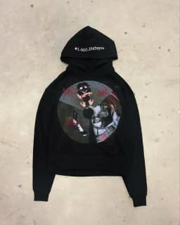 Vintage Y2k Anime Cool Design Hoodies Women Grunge Hip Hop Streetwear Sweatshirt Tops Goth Oversized Hoodie Women Clothing