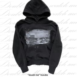 Street fashion letter printed pullover, American retro loose autumn and winter new punk hooded jacket, men and women
