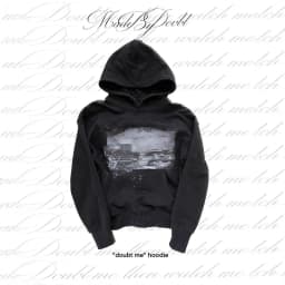 Street fashion letter printed pullover, American retro loose autumn and winter new punk hooded jacket, men and women