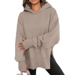 Pullover Round Neck Batwing Hoodie Japanese Korean Casual Women Sweatshirt with Regular Length Long Sleeve No Iron Finish Autumn