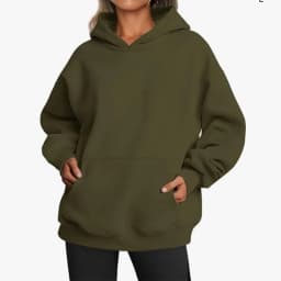 Casual Hoodie Pocket Loose Fit Streetwear with Street Style Mid Length Regular Thickness Hooded Autumn Long Sleeve Women Hoodie
