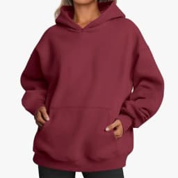 Casual Hoodie Pocket Loose Fit Streetwear with Street Style Mid Length Regular Thickness Hooded Autumn Long Sleeve Women Hoodie