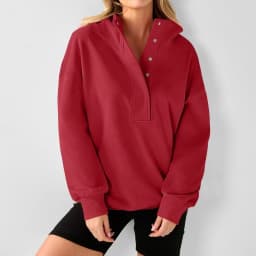 Casual Hooded Loose Fit Hoodie with Hooded Neckline American and European Style Streetwear Mid Length Autumn Single Women Hoodie