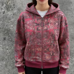 Fashion Harajuku Long Sleeve Zipper Sports Coat American INS Floral High Street Cool Y2K Trend Autumn Winter Loose Joker Hoodies
