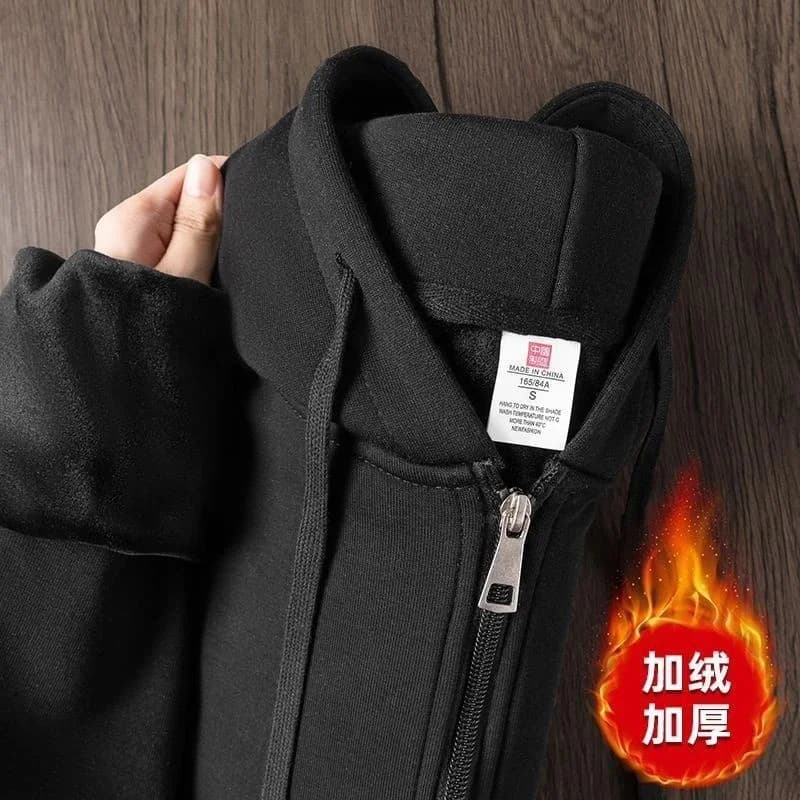 Autumn Lady Hooded Sweatshirt Jacket Winter Women Long Sleeves Sweatershirts Coat American Femme Solid Color Hoodies Top Outwear
