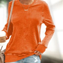 Printed Casual Loose Fit Hoodie with Round Neck Long Sleeve Medium Weight Pullover Regular Length Commuter Chic Women Sweatshirt