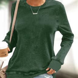 Printed Casual Loose Fit Hoodie with Round Neck Long Sleeve Medium Weight Pullover Regular Length Commuter Chic Women Sweatshirt