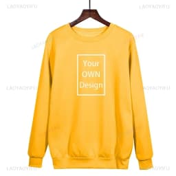 Your OWN Design Brand Logo/Picture Custom Men Women DIY Hoodie Sweatshirts Casual Hoody Clothing 10 Color Loose Fashion New 2024
