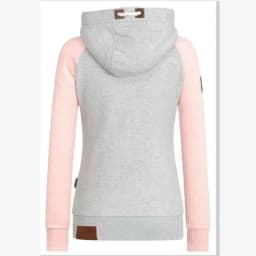 New 2026 Women's Casual Hoodies Jacket Zipper Mixed Colors Ladies' Coats Tops Casual Sweatshirt Hoodies Large Size Women Clothes