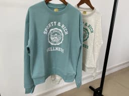 Letter Print Sweatshirt Women Classic O Neck Long Sleeve Pullover Autumn Winter Casual Vintage Sweatshirt female