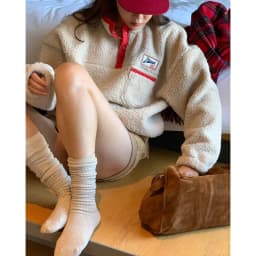 Ladies Thickened Loose Fit Casual Style Color Block Lamb Fur Sweatshirt Korean Chic Half Zipper Spring Autumn New Arrival