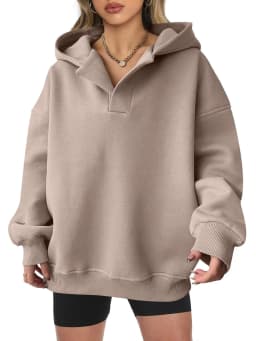 Loose Fit Hooded Hoodie Regular Length American and European Style with Single Pullover Regular Thickness Autumn Women Hoodie