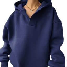 Loose Fit Hooded Hoodie Regular Length American and European Style with Single Pullover Regular Thickness Autumn Women Hoodie
