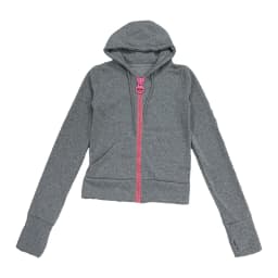 American Style Millennium Spicy Girls Chic Zipper Hooded Sweatshirt High Street Trendy Retro Fashion Versatile Zipper Sweatshirt