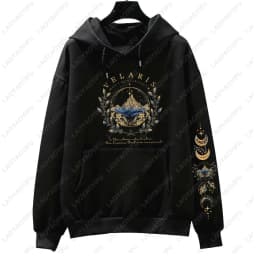 ACOTAR Velaris Sarah J Maas Sweatshirt Sleeve Print Hoodie Feyre Archeron Rhysand High Lord Pullover Drop Shoulder Tracksuit