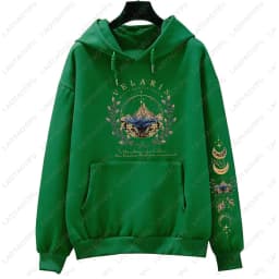 ACOTAR Velaris Sarah J Maas Sweatshirt Sleeve Print Hoodie Feyre Archeron Rhysand High Lord Pullover Drop Shoulder Tracksuit