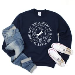 Sing Me A Song Sweatshirt Claire Shirt Outlander Jamie Fraser Jumper Fraser Ridge Clan Tv Series Hoodie Sassenach Sweatshirts