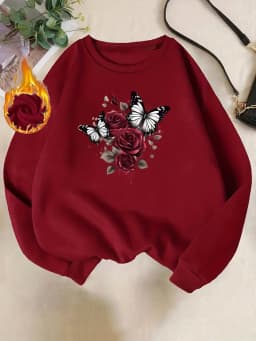 CLoose Sweatshirt Casual Long Sleeve Women Autumn and Winter Cartoon Bear Comfortable Pullover Crewneck Loose Female Clothes