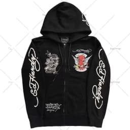 Black Hoodie Jacket Women's Streetwear Hip Hop Star Print Zipper Hooded Sweatshirt Y2K Harajuku Style Fleece Lined Cleanfit