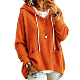Casual Hooded Loose Fit Hoodie with Japanese Korean Casual Asymmetrical Hooded Neckline Irregular Design Women Sweatshirts
