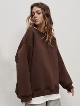 Loose Fit Pullover Hoodie Mid Length Streetwear with No Closure Regular Sleeve Regular Thickness Long Sleeve Women Sweatshirts