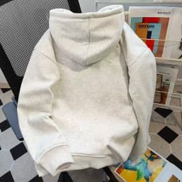 Cute Cartoon Print Hoodies Women Winter Thick Loose Preppy Casual Sweatshirts Y2K Korean Fashion Couple All Match Pullover