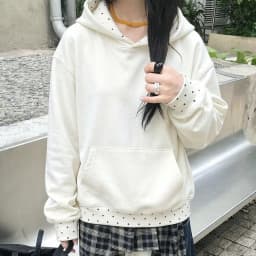 2026 Polka dot print Hoodie Leisure Long Sleeve Korean New Vintage Harajuku Ladies Fashion Pullover Hooded Coat Women Top