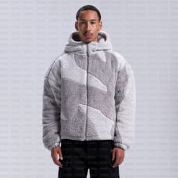 Gothic High Street Trendy Brand Fashion Polar Fleece Zipper Coat Women Y2k Personality High Collar Oversized Jacket Unisex Top