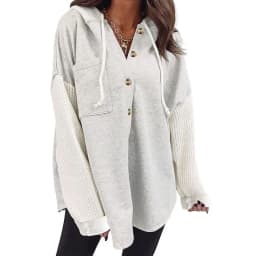 Casual Hooded Hoodie with Loose Fit Mid Length Regular Sleeve American and European Style Streetwear Long Sleeve Women Hoodie