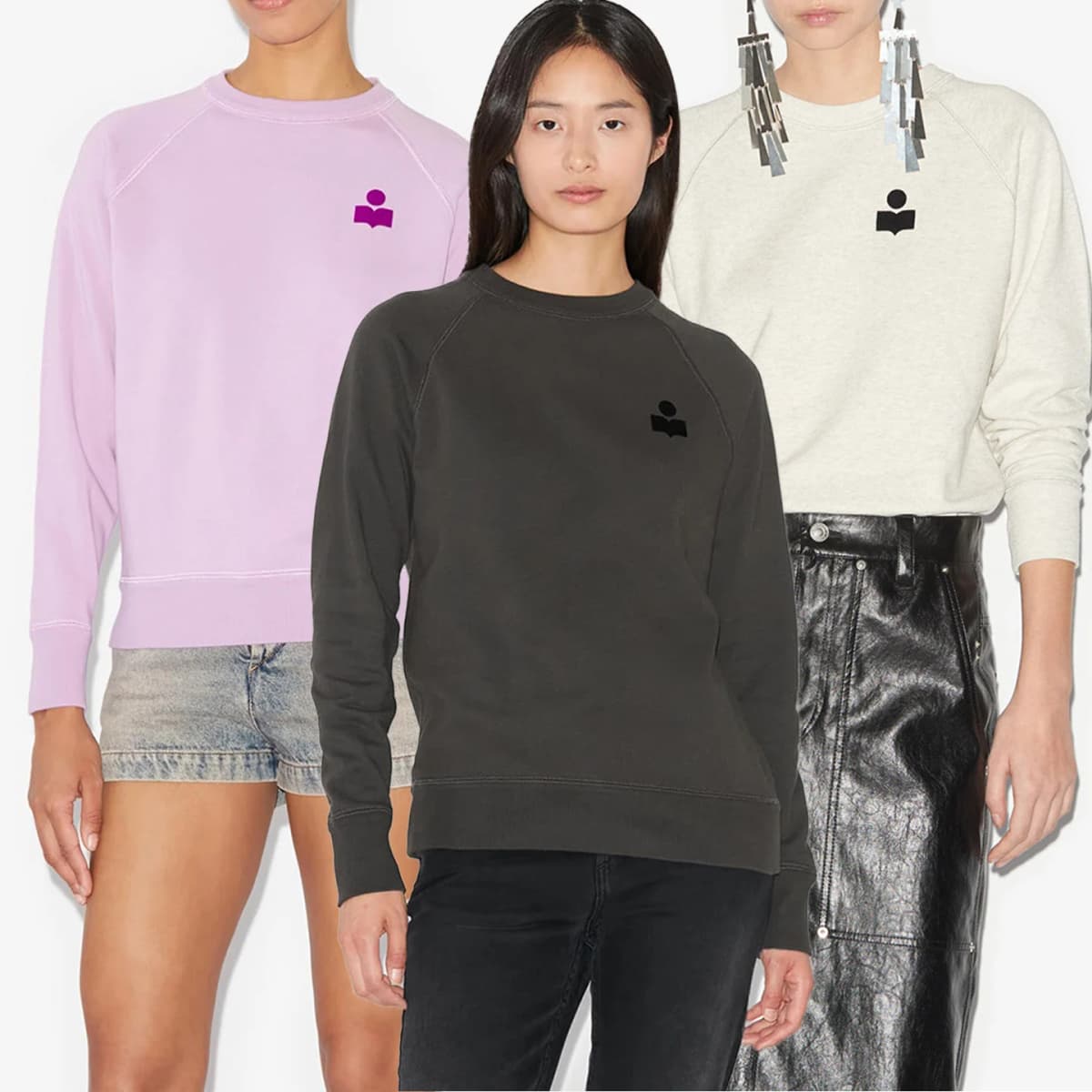 Pure Cotton Hoodie Women's Casual All-Match Top Velvet Print Comfortable Breathable Long Sleeve round Neck Sweatshirt
