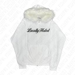Y2K Zip up hoodie Faur collar Harajuku Hiphop Zipper Hoodie sweatshirt Vintage Rock Goth Loose Punk EMO Streetwear Jacket Casual